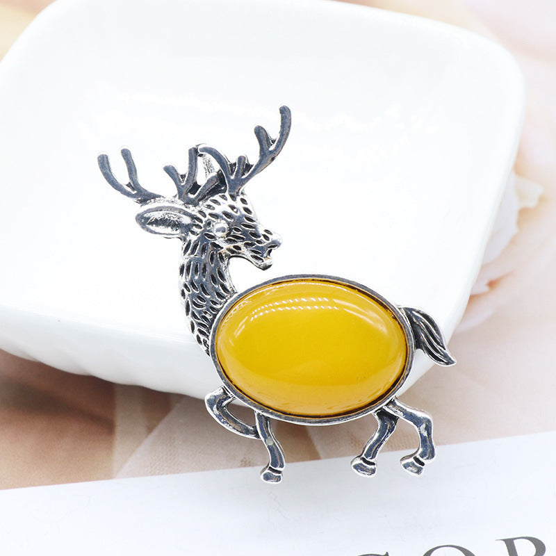 Deer Brooch&Pendant