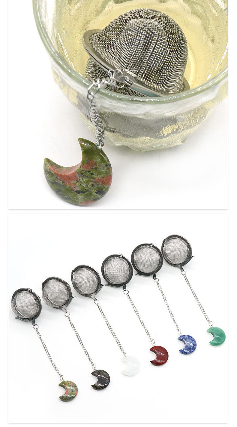 Crystal Moon Tea Strainer