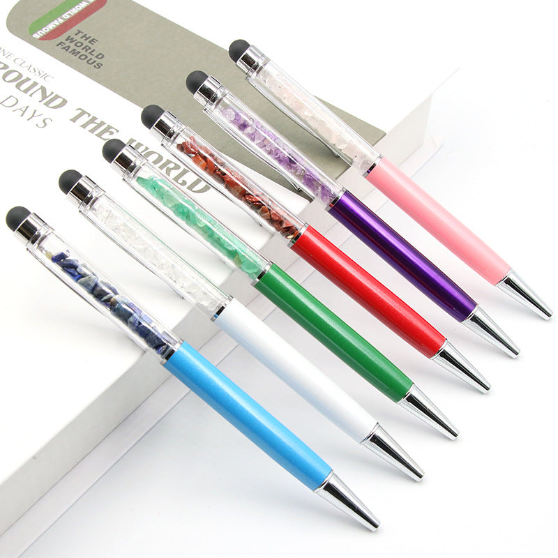 Crystal Chip Ball Point Pen