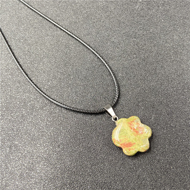 Crystal Flower Pendant