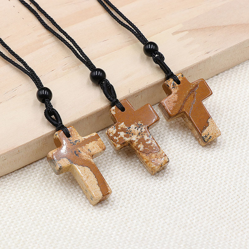 Crystal Cross Necklace