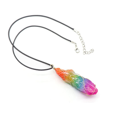 Aura Clear Quartz Necklace