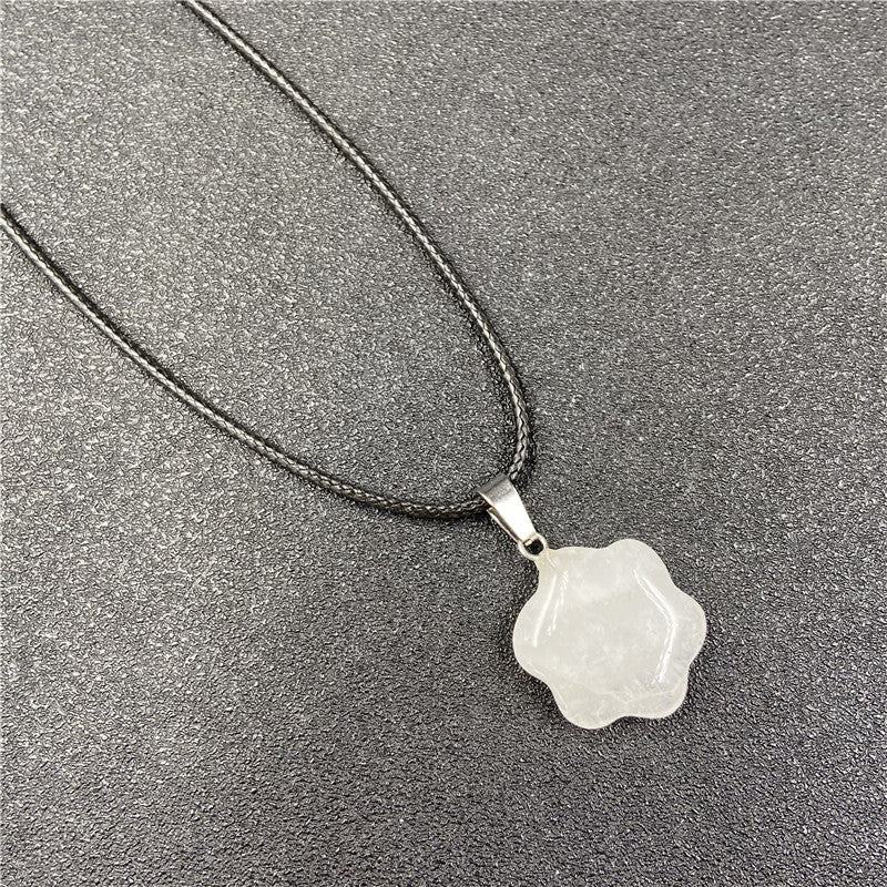 Crystal Flower Pendant