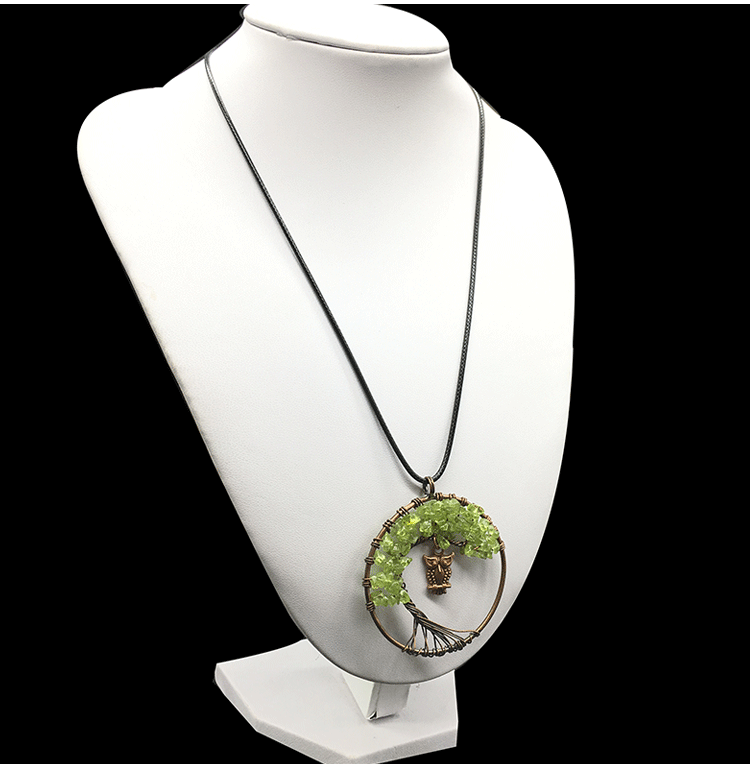 Life Tree Owl Necklace