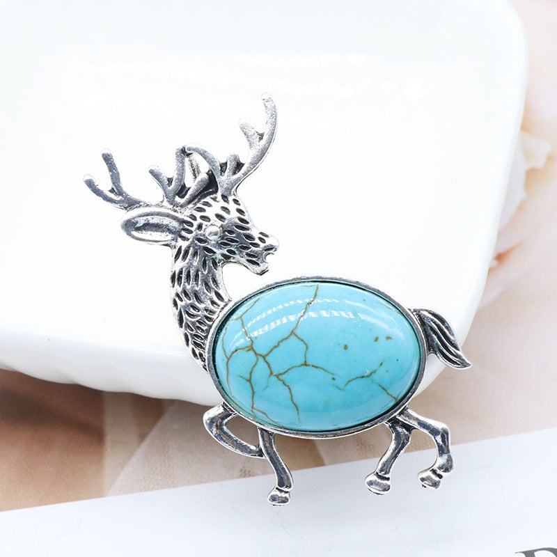 Deer Brooch&Pendant