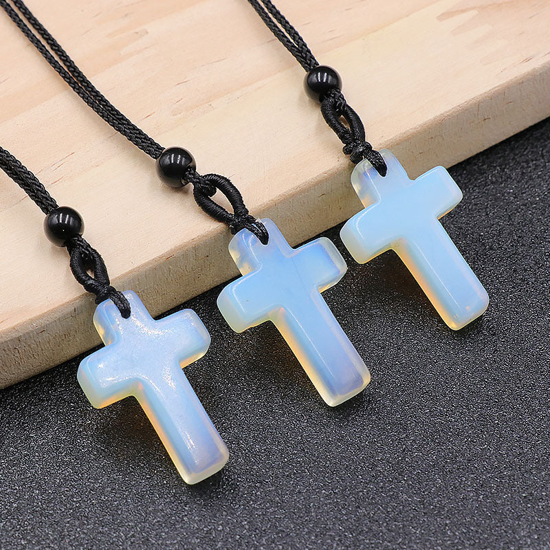 Crystal Cross Necklace