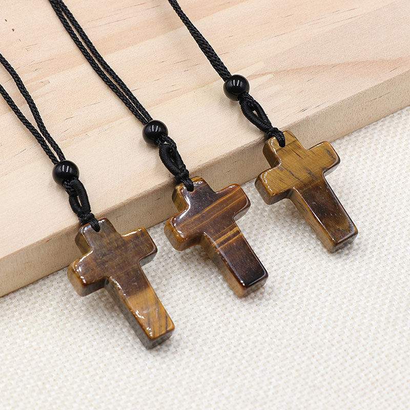 Crystal Cross Necklace