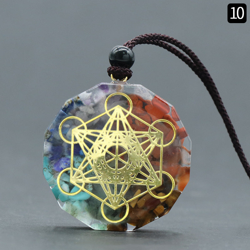 Chakra Chip Orgone Necklace