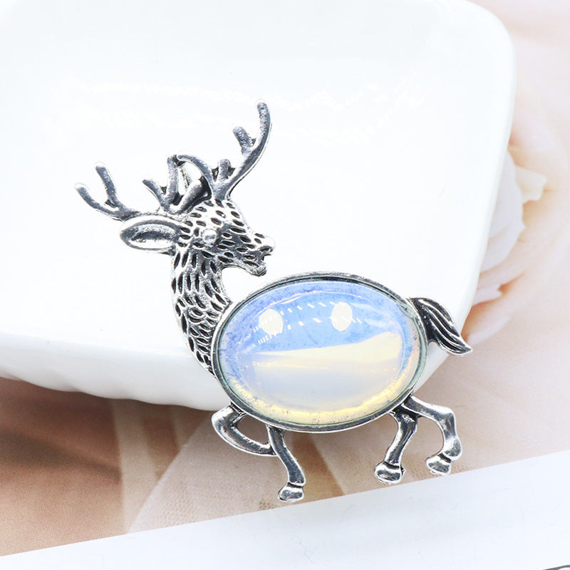 Deer Brooch&Pendant