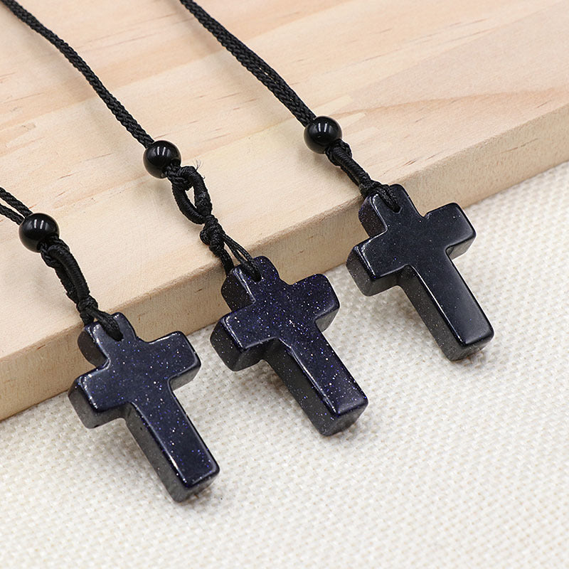 Crystal Cross Necklace