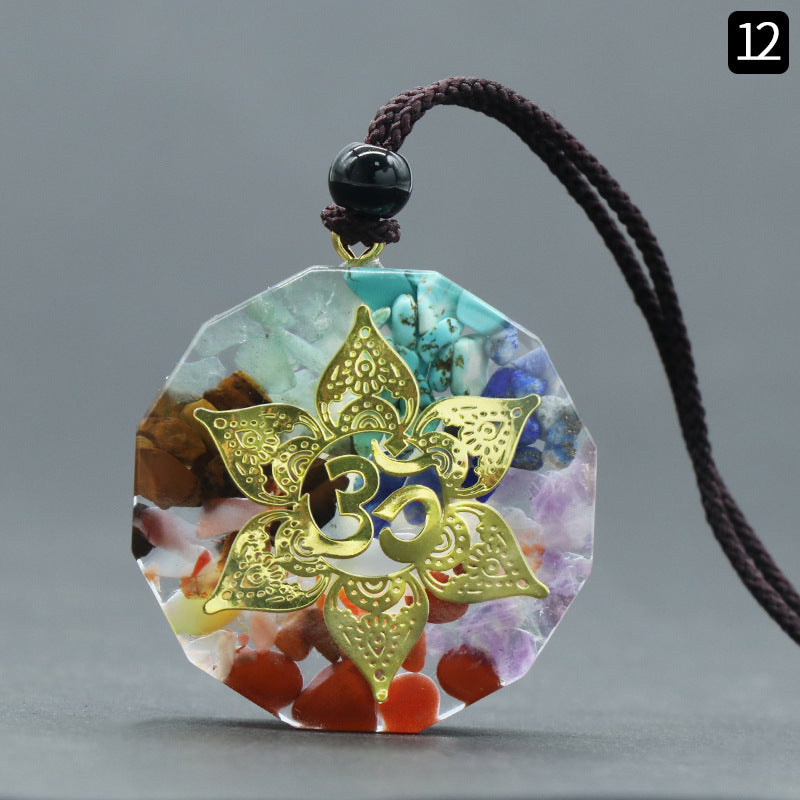 Chakra Chip Orgone Necklace