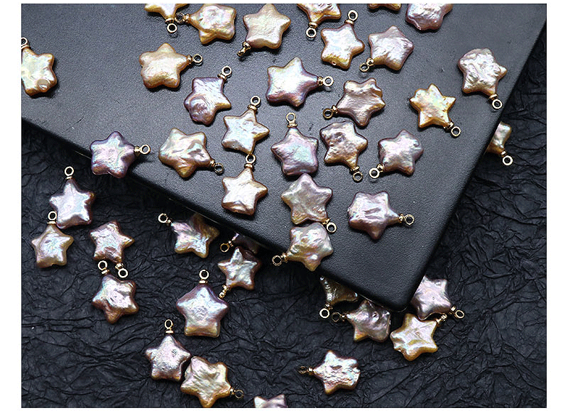 Baroque Pearl Charms Star Shaped Pendant