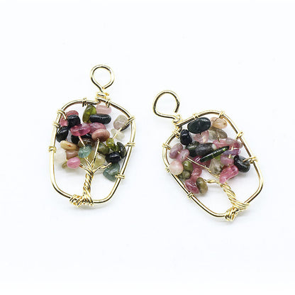 Tourmaline Life Tree Pendant/Earring/Necklace