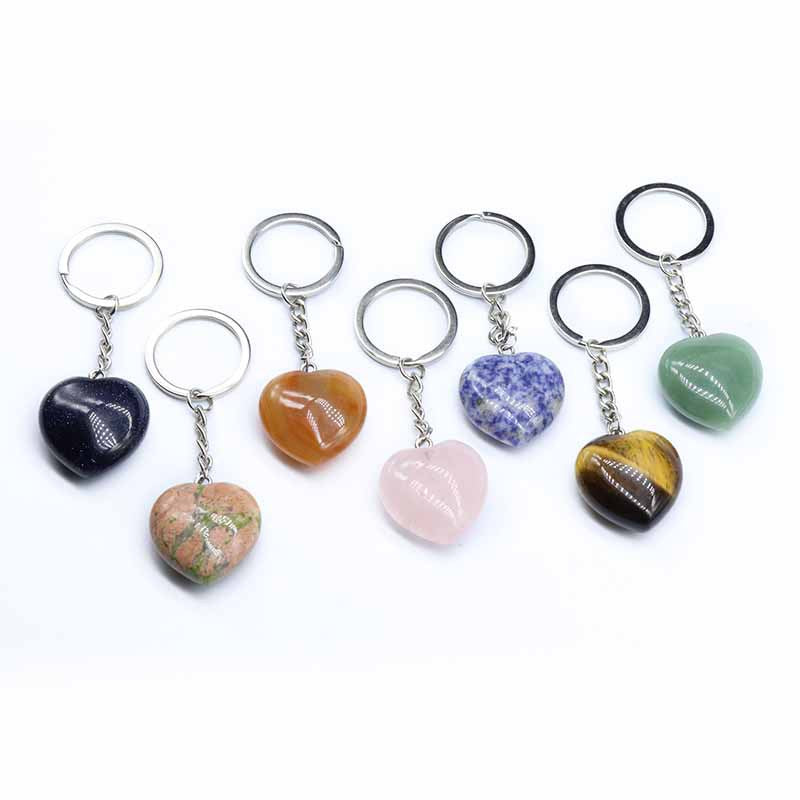 Crystal Heart Key Chain