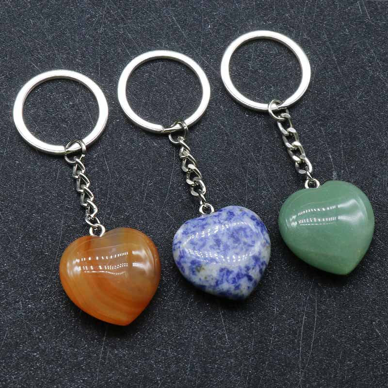 Crystal Heart Key Chain