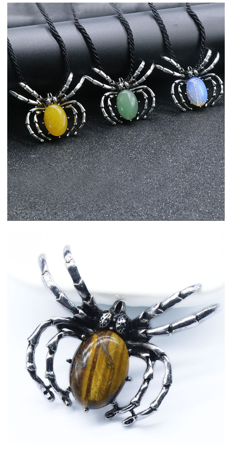 Crystal Spider Brooch & Pendant