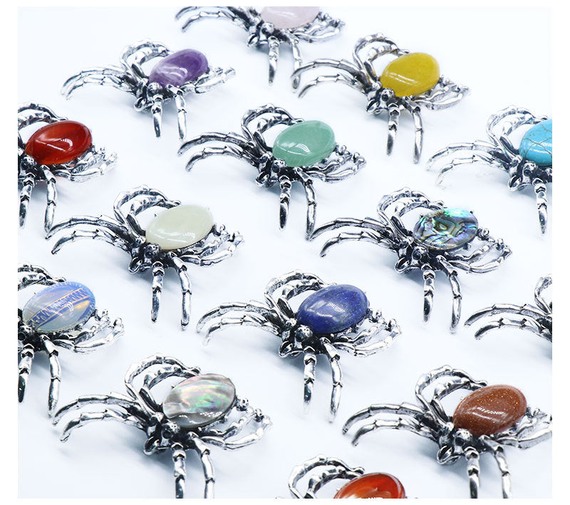 Crystal Spider Brooch & Pendant