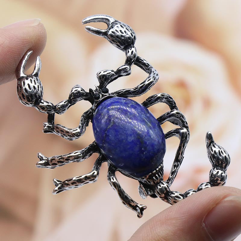 Crystal Scorpion Brooch & Pendant