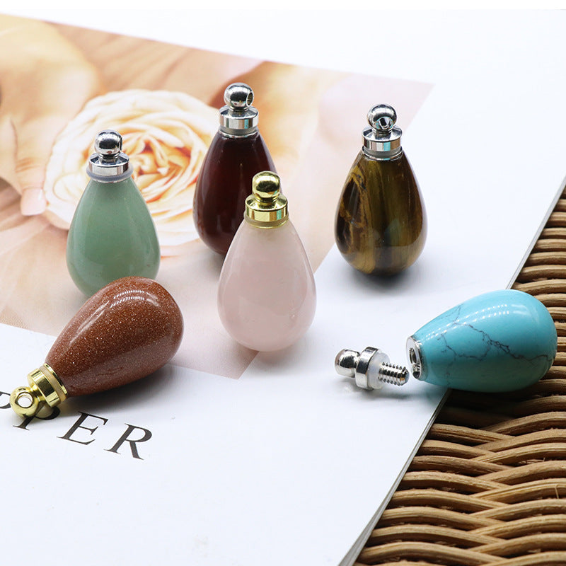 Crystal Perfume Bottle Pendant