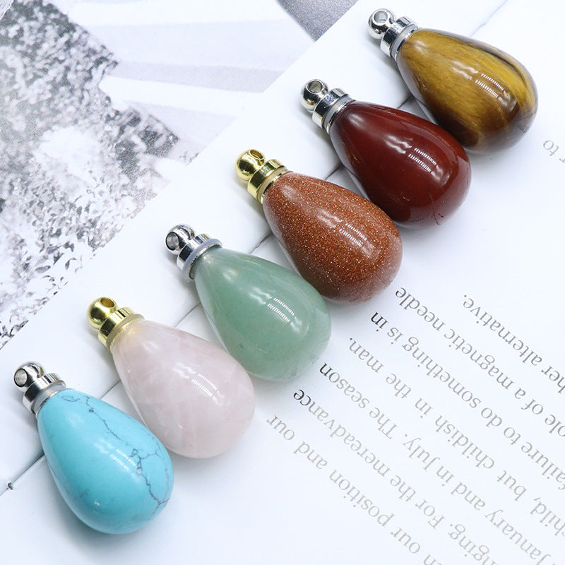 Crystal Perfume Bottle Pendant