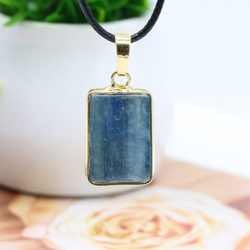 Kyanite Square Pendant