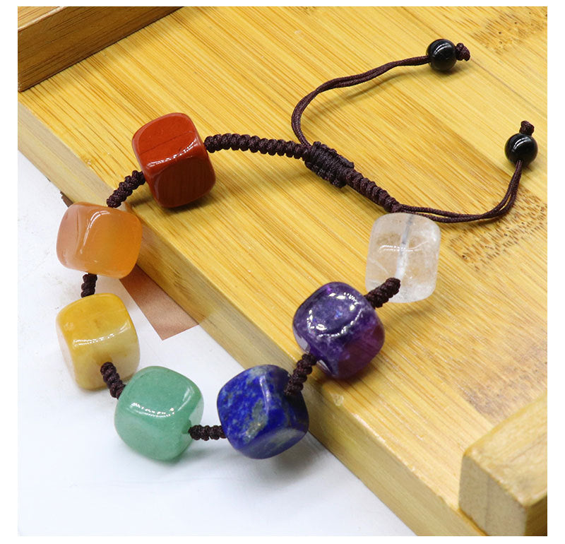 Chakra Cube Bracelet