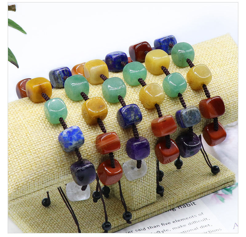 Chakra Cube Bracelet