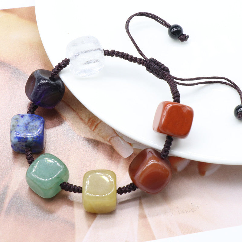 Chakra Cube Bracelet