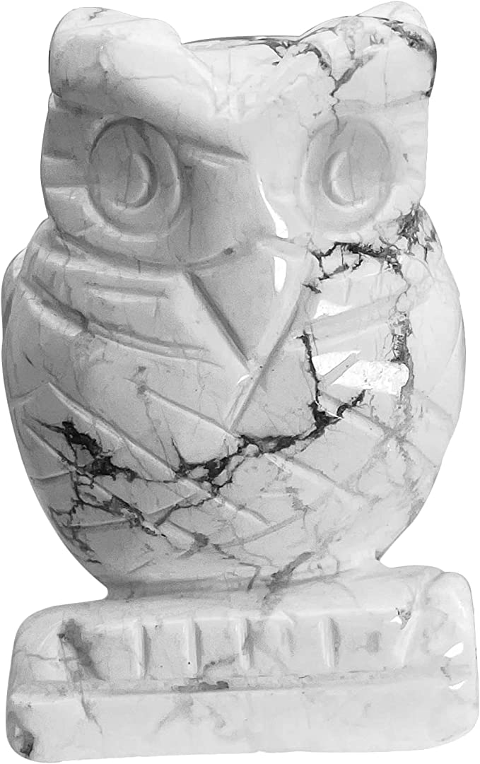 Owl Crystal Carving 2 inch