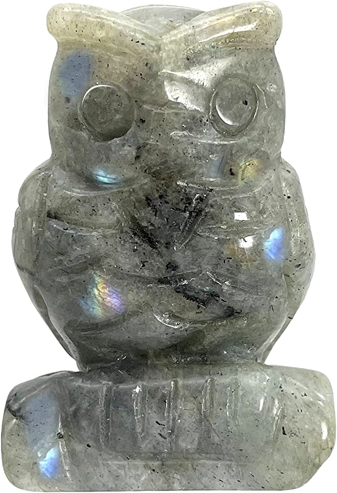 Owl Crystal Carving 2 inch