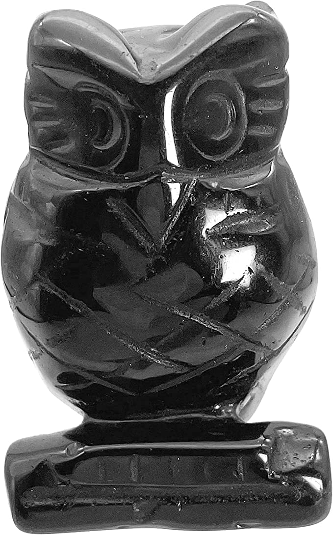 Owl Crystal Carving 2 inch