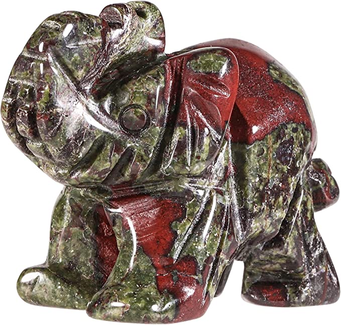 Elephant Crystal carving 1.5 inch