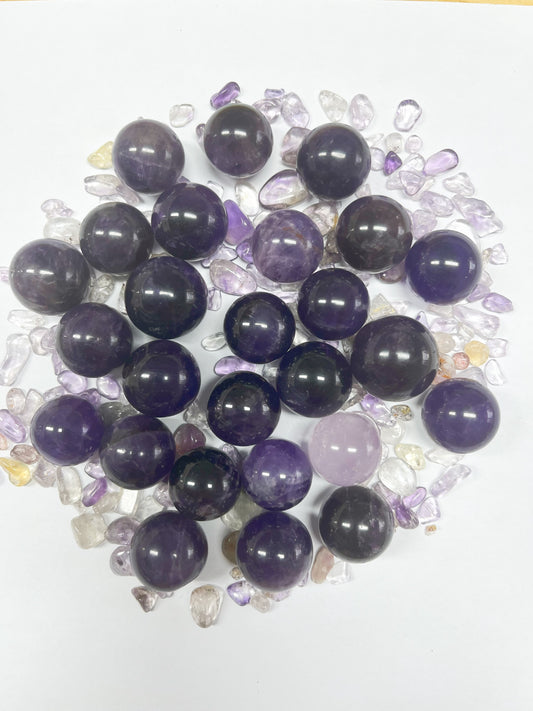 Amethyst mini sphere