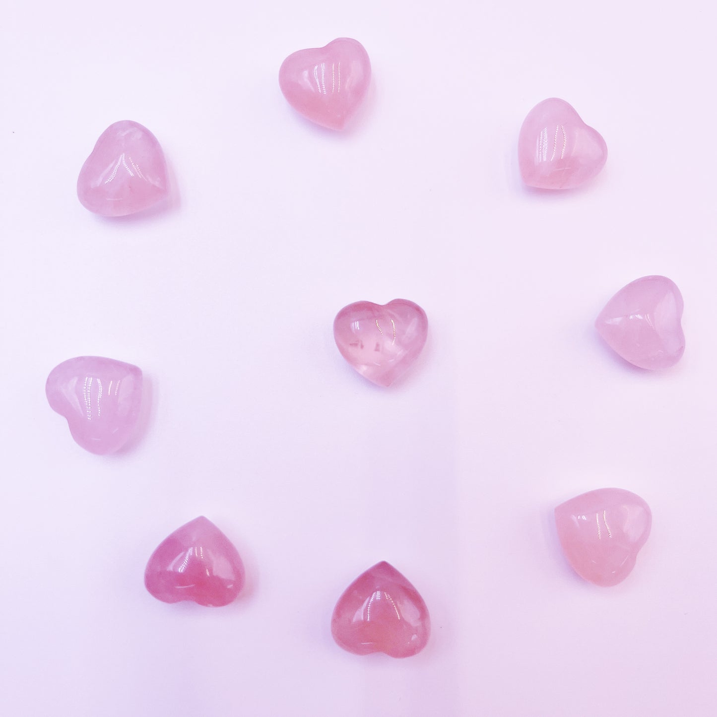 Heart shape natural stone 0.6inch