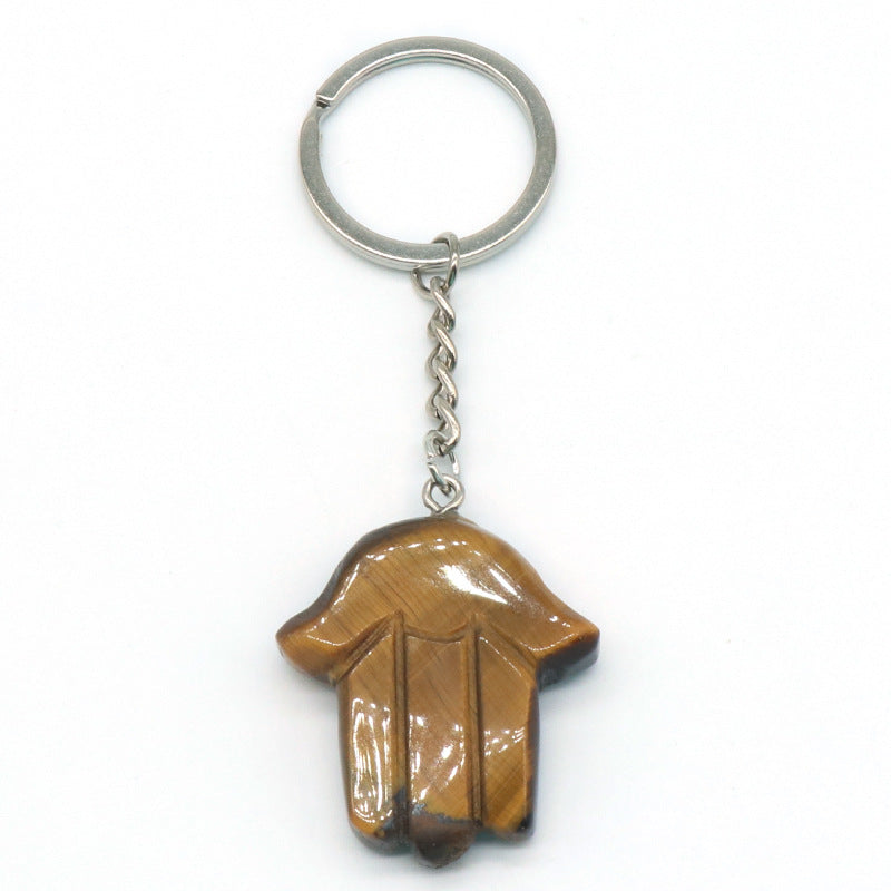 Crystal Hamsa Key Chain