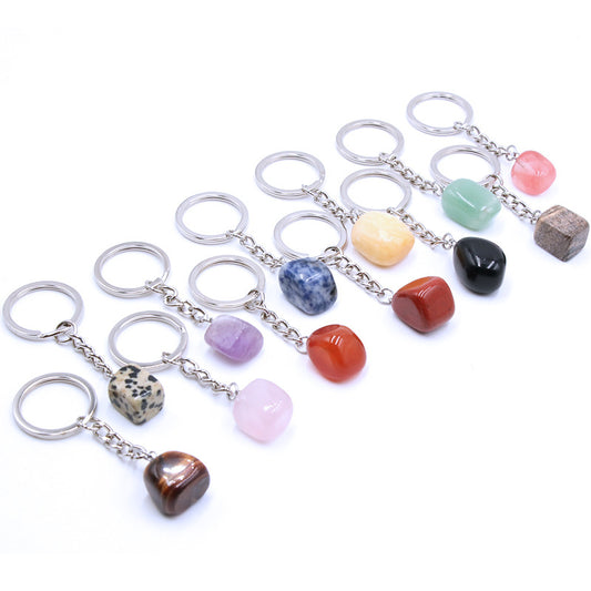 Crystal Tumble Keychain