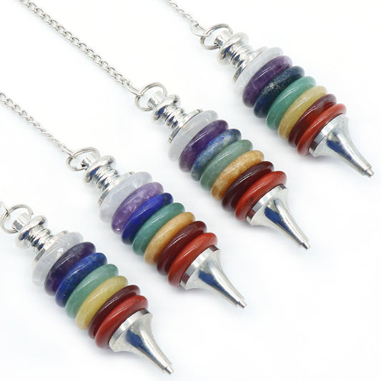 Dowsing Chakra Crystal Pendulum