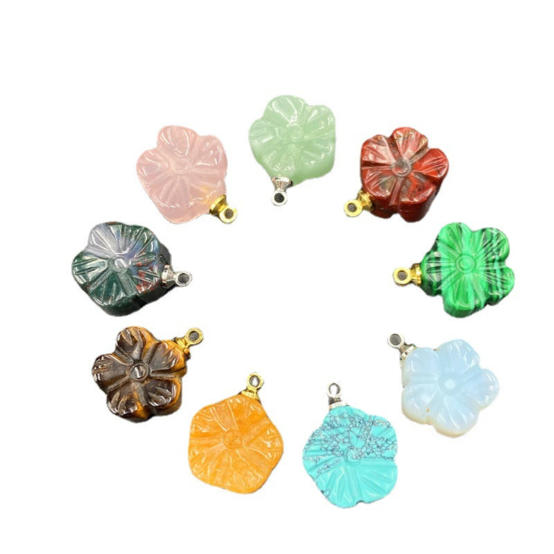 Crystal Flower Pendant