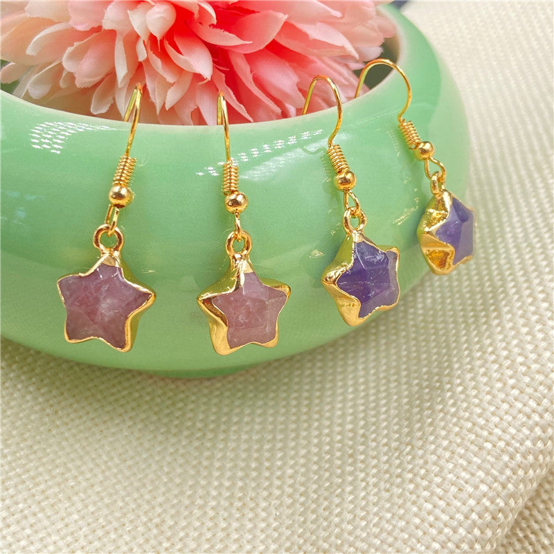 Gold Plated Star Earrings