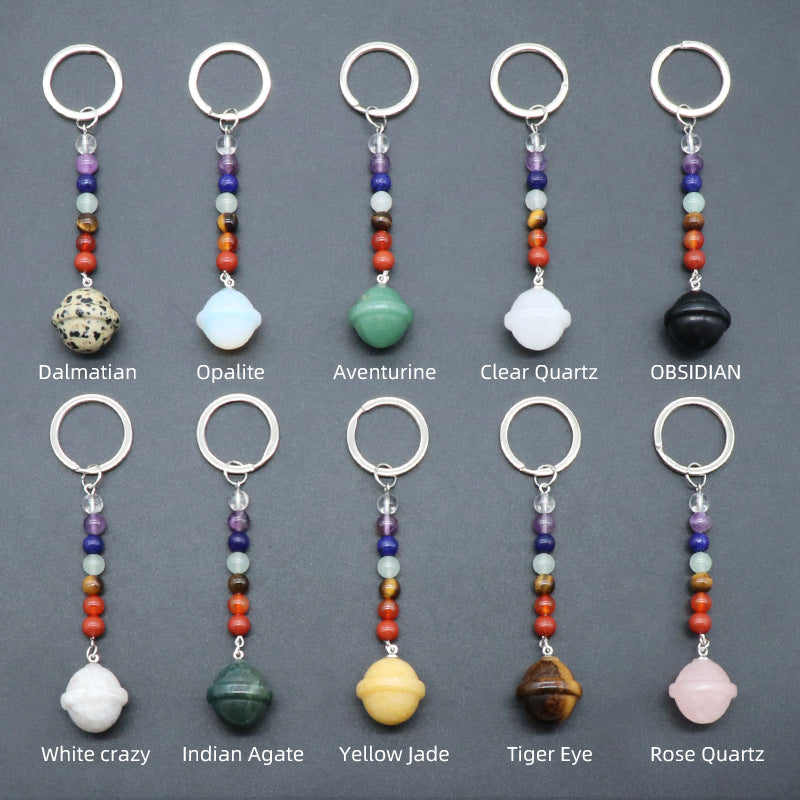 Crystal Bell Chakra Key Chain