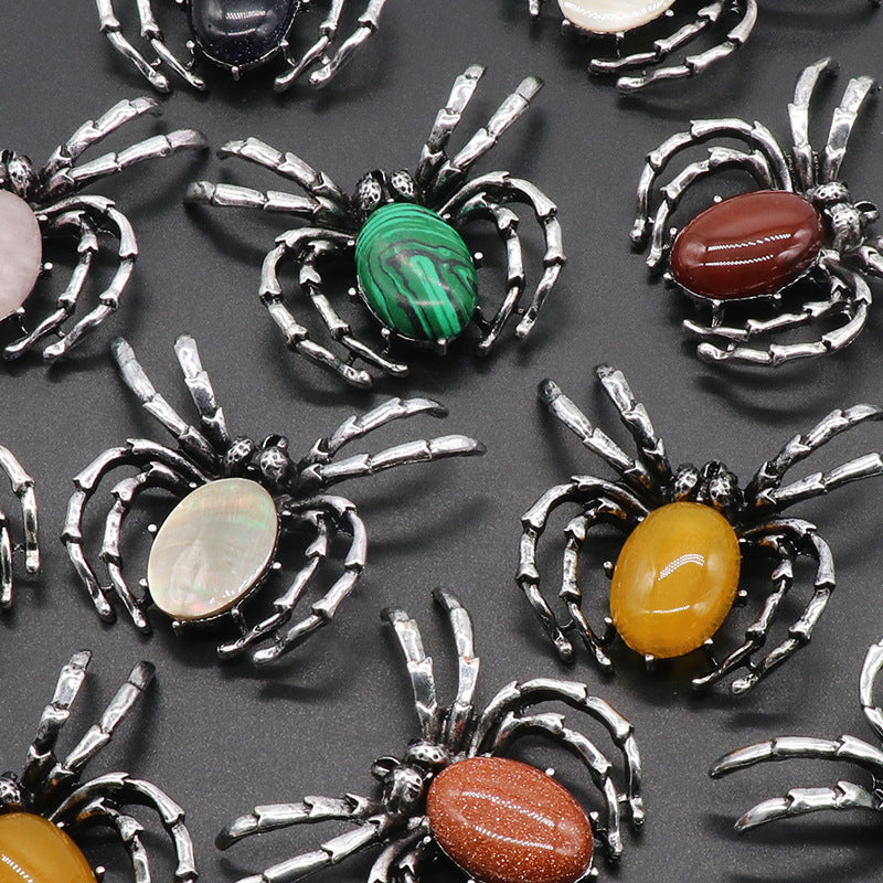 Crystal Spider Brooch & Pendant