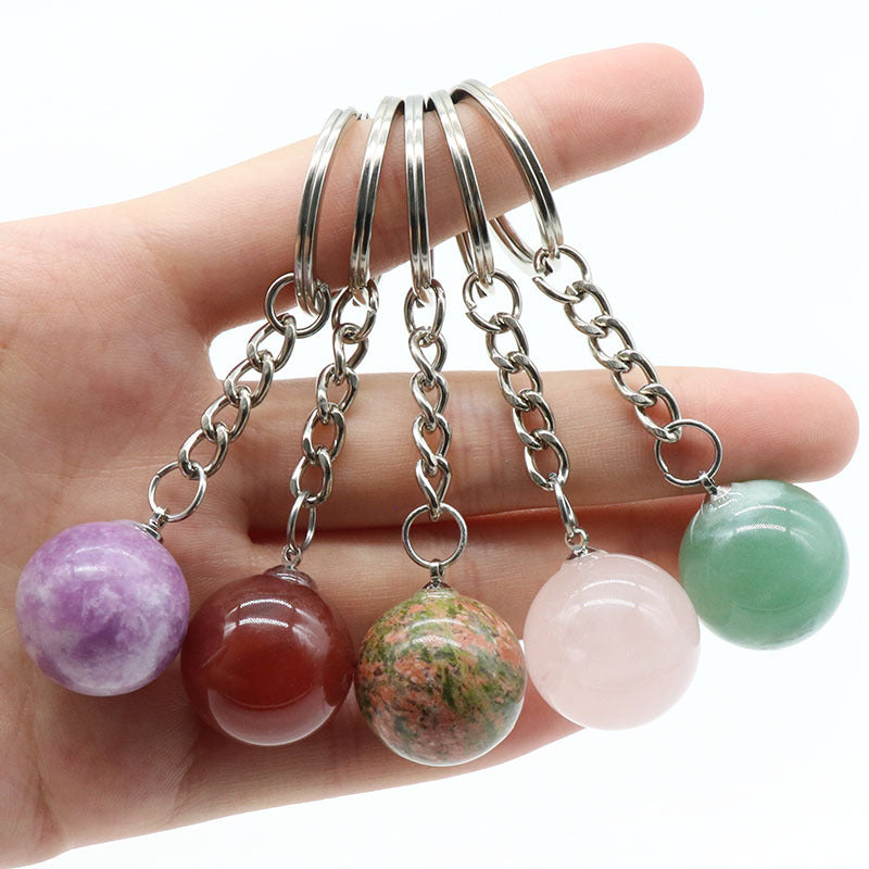 Crystal Sphere Key Chain