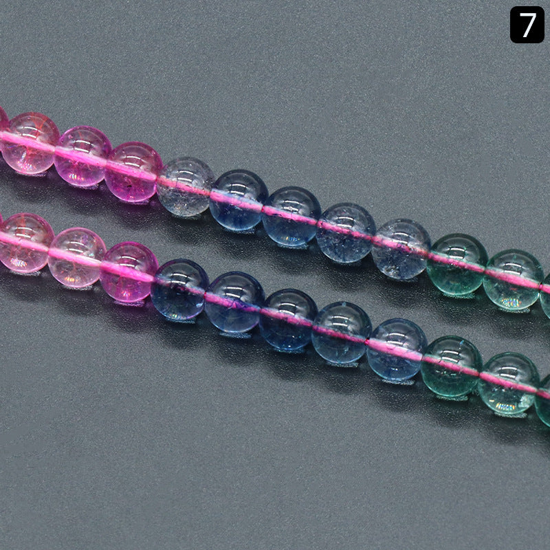 Colorful Melted Bead Strand