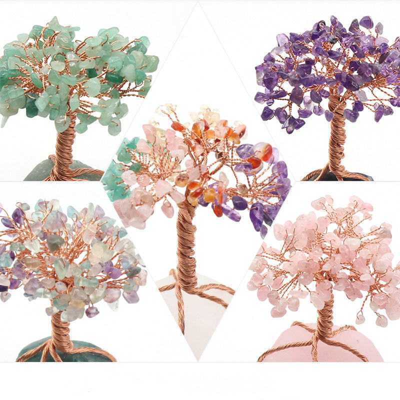 Natural Gemstone Money Tree