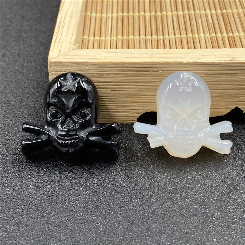 Punk Style Skull Carving