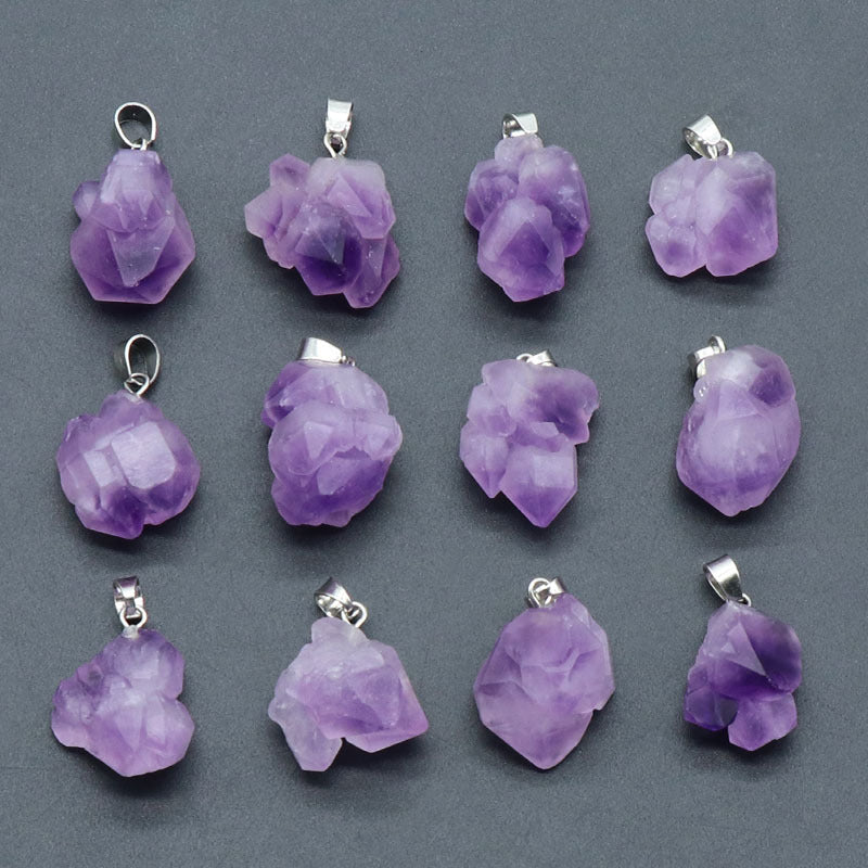 Amethyst Teeth Necklace