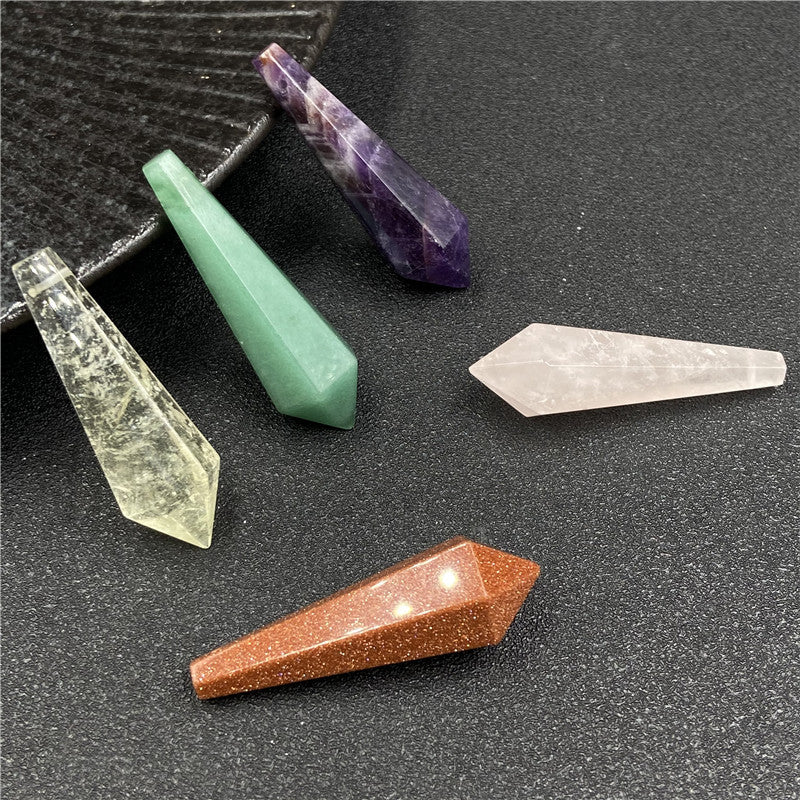 6 Faceted Pendulum Pendant