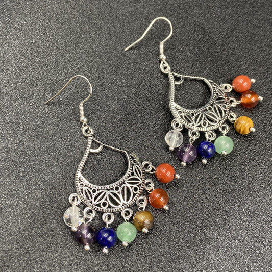 Chakra Bead Earrings