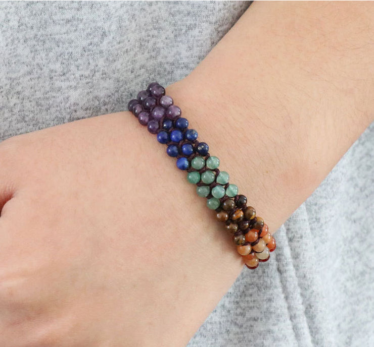 Chakra Bead Bangle