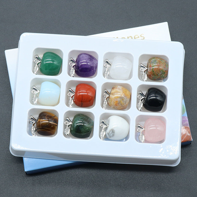 Crystal Apple Pendant Box